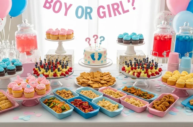 Buffet para Chá Revelação​