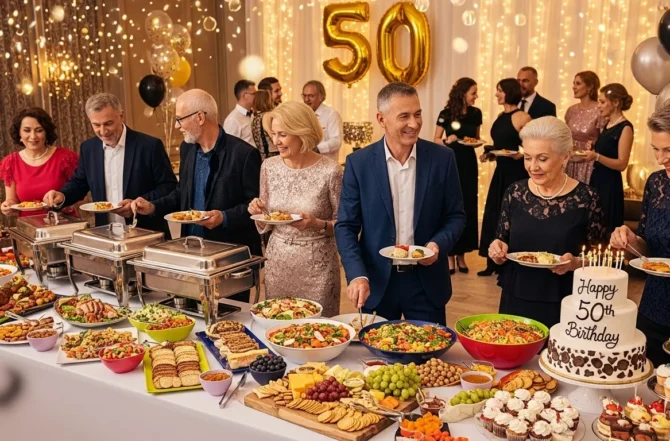 Buffet para Festa de 50 Anos​