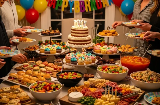 Buffet para Festa de Aniversário a Domicílio​
